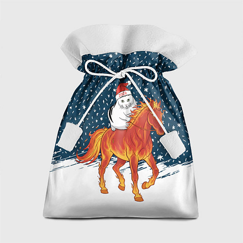 Подарочный мешок Кот Бендер и огненный конь - 2026 / 3D-принт – фото 1