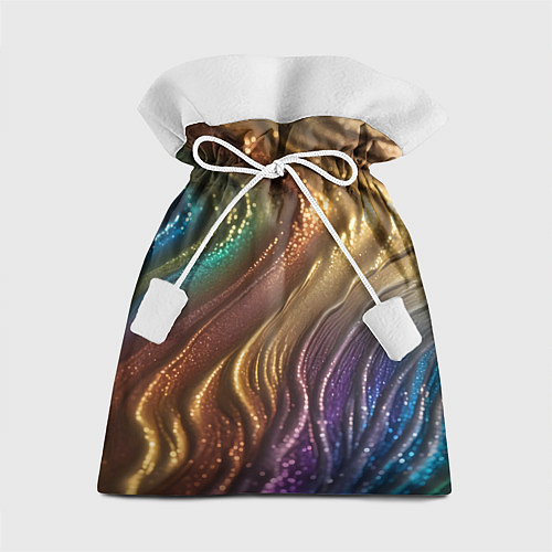 Подарочный мешок Сморщенные складочки жидкости / 3D-принт – фото 1