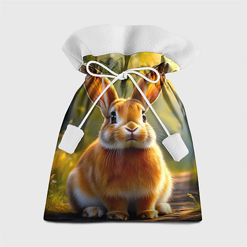 Подарочный мешок Зайчик в лесу / 3D-принт – фото 1