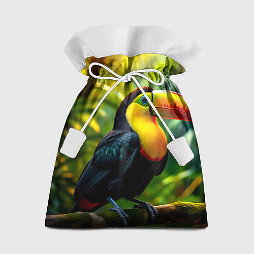 Подарочный мешок Тукан на ветке / 3D-принт – фото 1