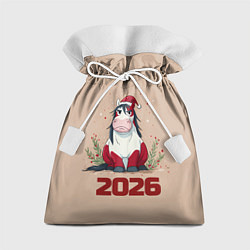Мешок для подарков Карикатурная лошадка 2026, цвет: 3D-принт