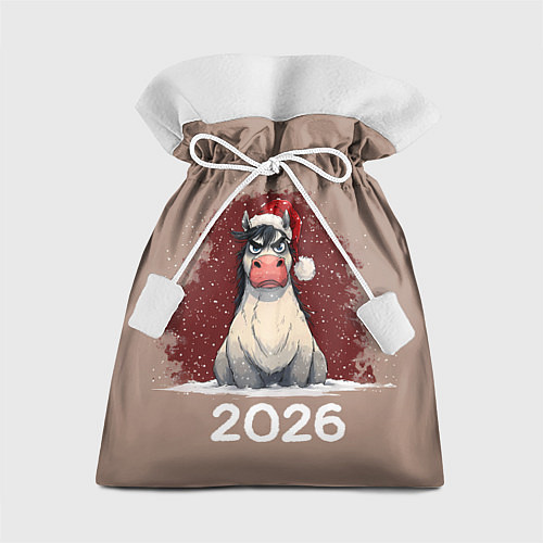 Подарочный мешок Сердитая лошадка 2026 / 3D-принт – фото 1