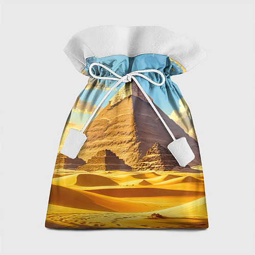 Подарочный мешок Величие пирамид на закате / 3D-принт – фото 1