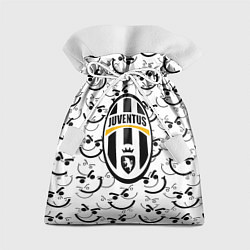 Мешок для подарков Ювентус смайлы, цвет: 3D-принт