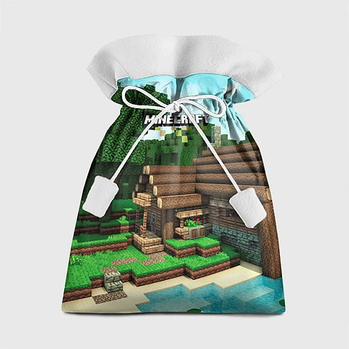 Подарочный мешок Minecraft House / 3D-принт – фото 1