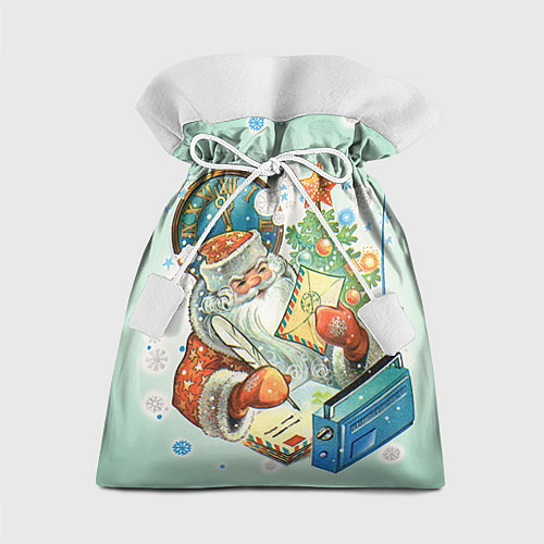 Подарочный мешок Дед мороз / 3D-принт – фото 1