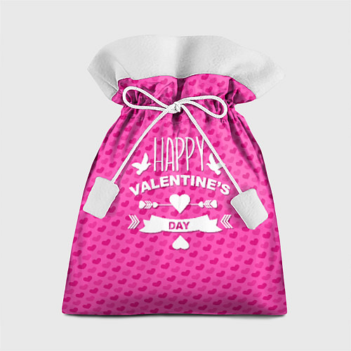 Подарочный мешок Happy Valentines Day / 3D-принт – фото 1