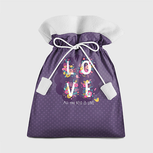 Подарочный мешок Love / 3D-принт – фото 1