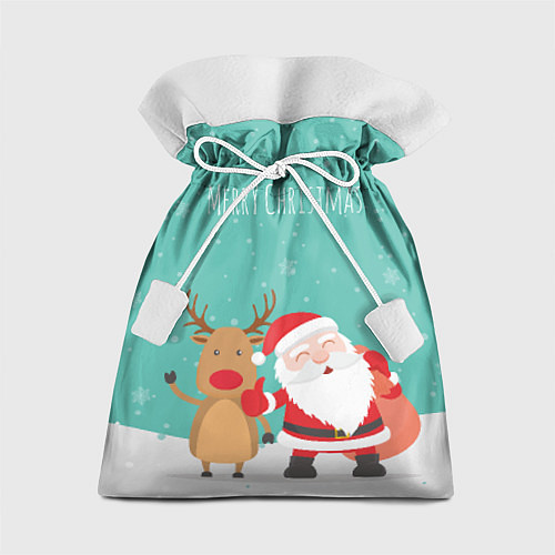 Подарочный мешок Merry Christmas / 3D-принт – фото 1