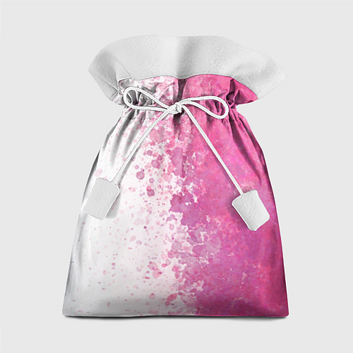 Подарочный мешок Белый и розовый / 3D-принт – фото 1
