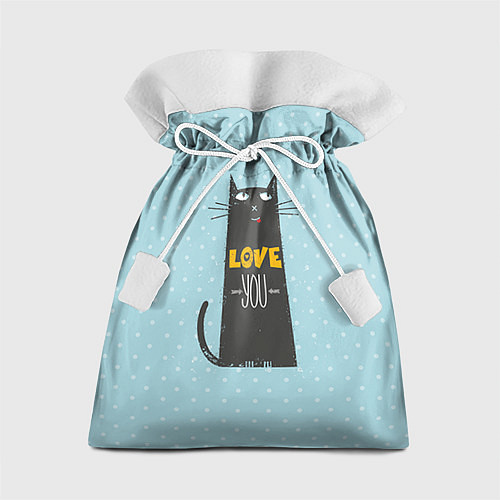 Подарочный мешок Kitty: Love you / 3D-принт – фото 1