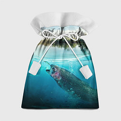 Мешок для подарков Рыбалка на спиннинг, цвет: 3D-принт