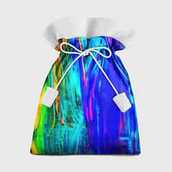 Мешок для подарков Разводы красок, цвет: 3D-принт