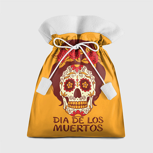 Подарочный мешок Мексиканский череп / 3D-принт – фото 1