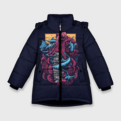 Зимняя куртка для девочки Octopus