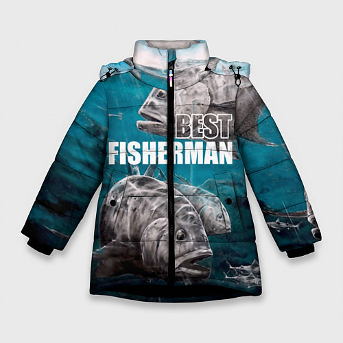 Зимняя куртка для девочки Best fisherman / 3D-Черный – фото 1