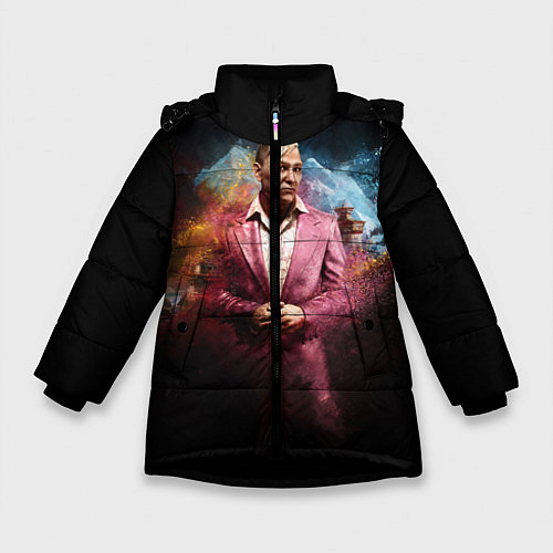 Зимняя куртка для девочки Far Cry 4: Spray / 3D-Черный – фото 1