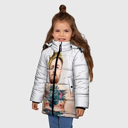 Куртка зимняя для девочки Макгрегор король, цвет: 3D-черный — фото 2