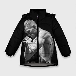 Куртка зимняя для девочки Conor McGregor: Mono, цвет: 3D-светло-серый