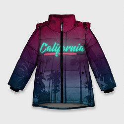 Куртка зимняя для девочки California, цвет: 3D-светло-серый