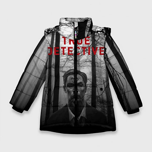 Зимняя куртка для девочки True Detective: Blackwood / 3D-Черный – фото 1