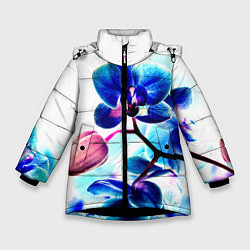 Зимняя куртка для девочки Фиолетовая орхидея