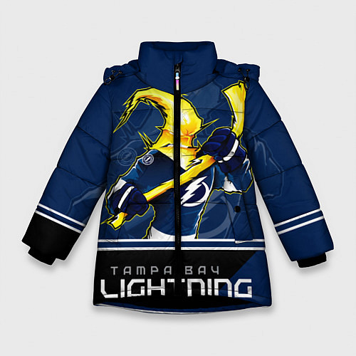 Зимняя куртка для девочки Bay Lightning / 3D-Черный – фото 1