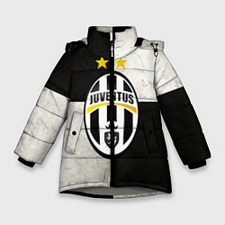 Куртка зимняя для девочки Juventus FC, цвет: 3D-светло-серый