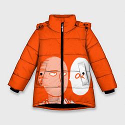 Куртка зимняя для девочки Saitama: Ok, цвет: 3D-черный