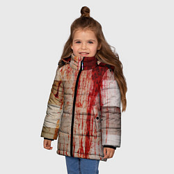 Куртка зимняя для девочки Бинты 1, цвет: 3D-черный — фото 2