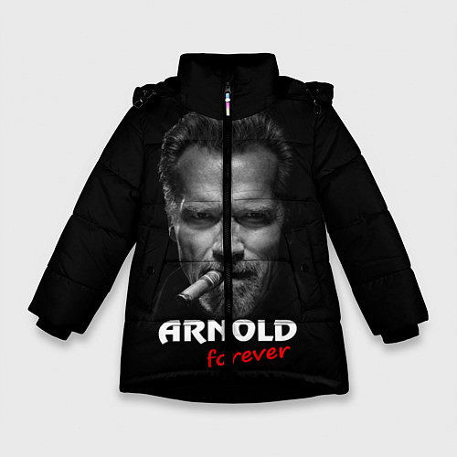 Зимняя куртка для девочки Arnold forever / 3D-Черный – фото 1