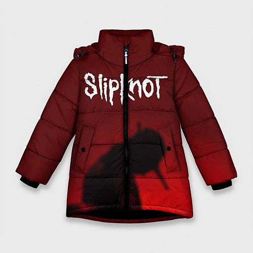 Зимняя куртка для девочки Slipknot Shadows / 3D-Черный – фото 1
