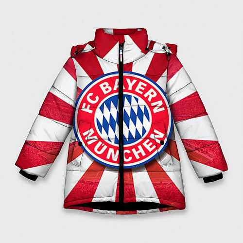 Зимняя куртка для девочки FC Bayern / 3D-Черный – фото 1