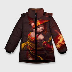 Зимняя куртка для девочки Lina: Dragon Fire