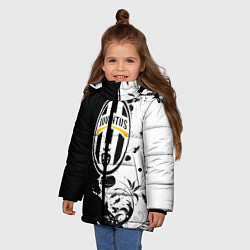 Куртка зимняя для девочки Juventus4, цвет: 3D-красный — фото 2