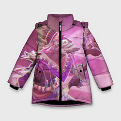 Куртка зимняя для девочки Dazzle Magic, цвет: 3D-черный