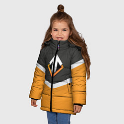 Куртка зимняя для девочки Escape Gaming Uniform, цвет: 3D-черный — фото 2