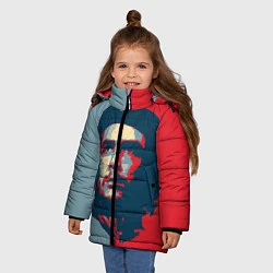 Куртка зимняя для девочки Che Guevara, цвет: 3D-черный — фото 2