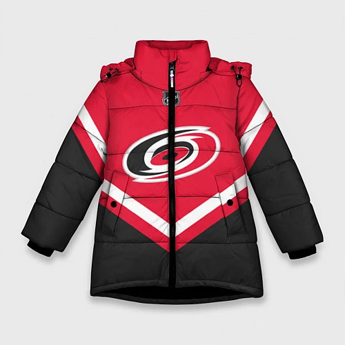 Зимняя куртка для девочки NHL: Carolina Hurricanes / 3D-Черный – фото 1