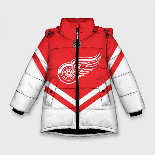 Зимняя куртка для девочки NHL: Detroit Red Wings / 3D-Черный – фото 1