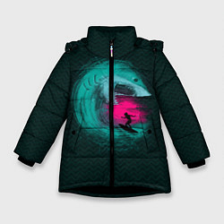 Куртка зимняя для девочки Shark Vortex, цвет: 3D-черный