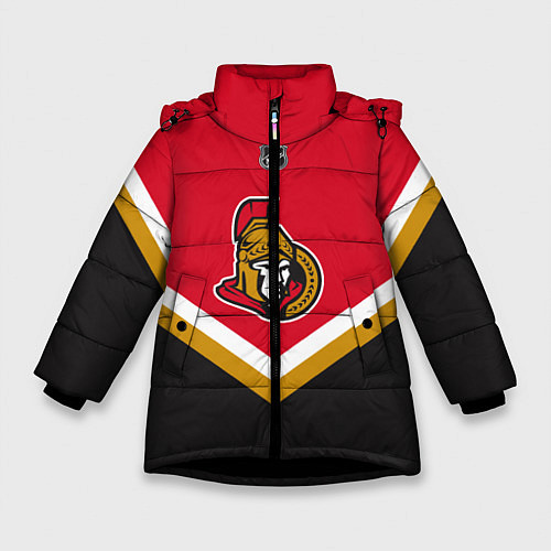 Зимняя куртка для девочки NHL: Ottawa Senators / 3D-Черный – фото 1