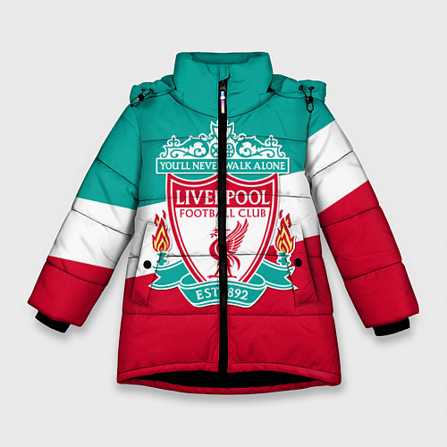 Зимняя куртка для девочки Liverpool: You'll never walk alone / 3D-Черный – фото 1
