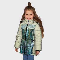 Куртка зимняя для девочки Bring Me The Horizon, цвет: 3D-черный — фото 2