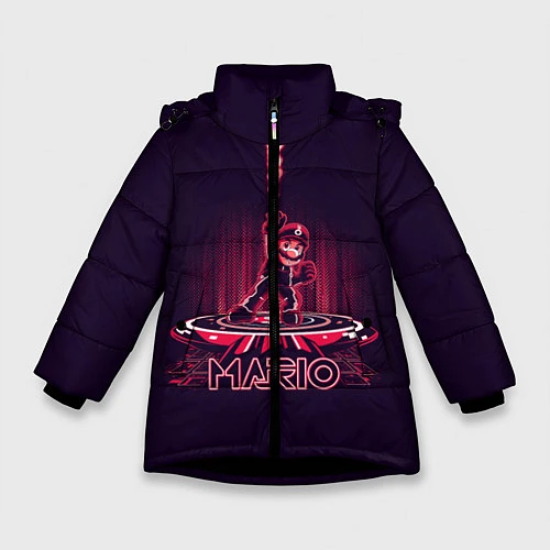 Зимняя куртка для девочки Mario Tron / 3D-Черный – фото 1