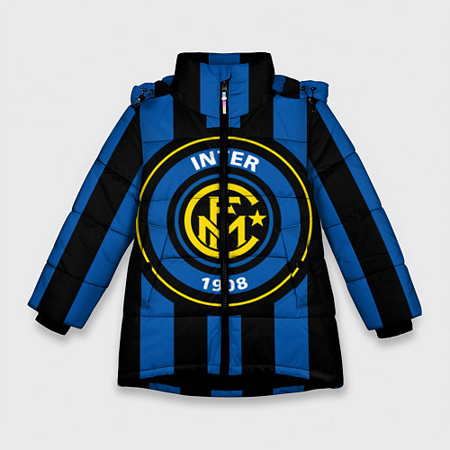 Зимняя куртка для девочки Inter FC 1908 / 3D-Черный – фото 1