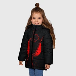 Куртка зимняя для девочки Zombie Rock, цвет: 3D-красный — фото 2