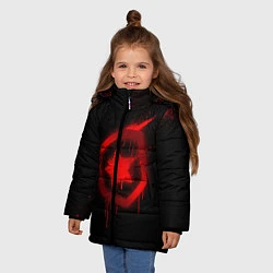 Куртка зимняя для девочки Gambit: Black collection, цвет: 3D-черный — фото 2