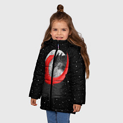 Куртка зимняя для девочки Красная шапочка, цвет: 3D-черный — фото 2