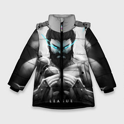 Куртка зимняя для девочки Spirit, цвет: 3D-черный